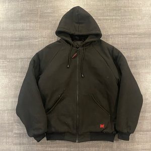 Black Insulated Tough Duck Jacket